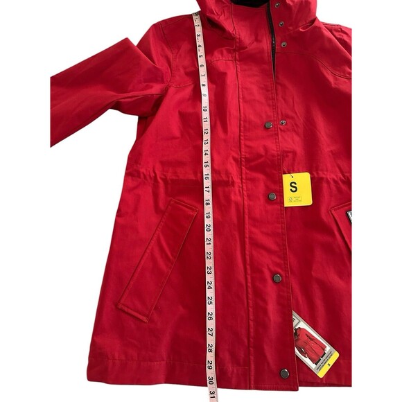 Hunter Water Resistant Cotton Smock Rain Jacket Hood Mesh Lined Drawstring Small - Picture 14 of 16